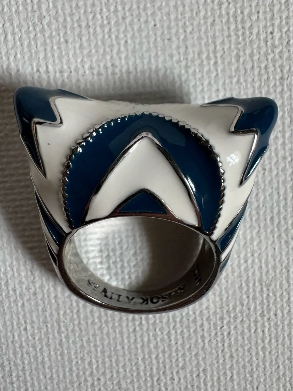 Star Wars Sterling Silver Ahsoka Lives Enamel Ring 925 Ahsoka Tano Clone Wars 8
